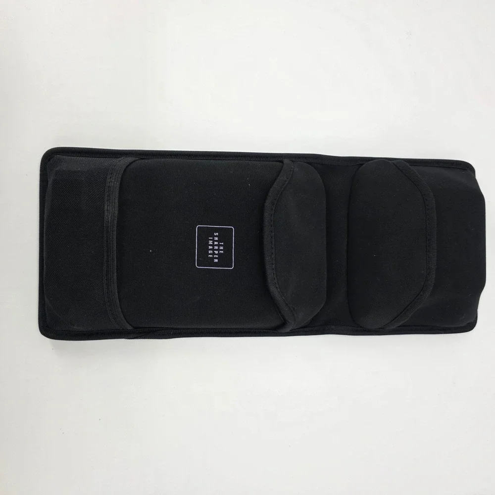 Sharper Image Folding Portable Charging Valet CG-C140 Black Travel Kit AC DC